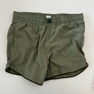 Cadets Boys Green Summer Shorts With Dark Trim, Size 12-14 Spring Summer Camp